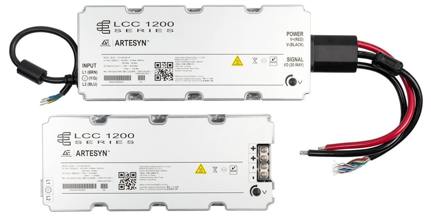 La serie LCC1200 di alimentatori AC-DC senza ventola di Advanced Energy è disponibile presso TTI Europe